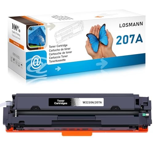 LOSMANN Zwarte toner compatibel met HP 207A W2210A met chip