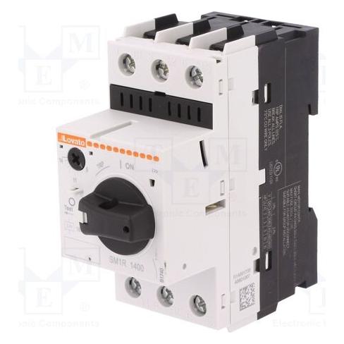 Lovato Motorschutzschalter mit Knopf 9 -14A 100kA 400V (SM1R1400) (SM1R1400)