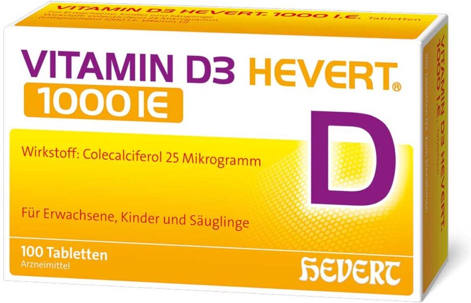 Vitamin D3 Hevert 1000 I.e. Tabletten