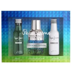Pepe Jeans, Beauty Geschenkset, Cocktail Edition For Him Parfüm Geschenkset für Männer mit Eau de Toilette 30ml After Shave 50m