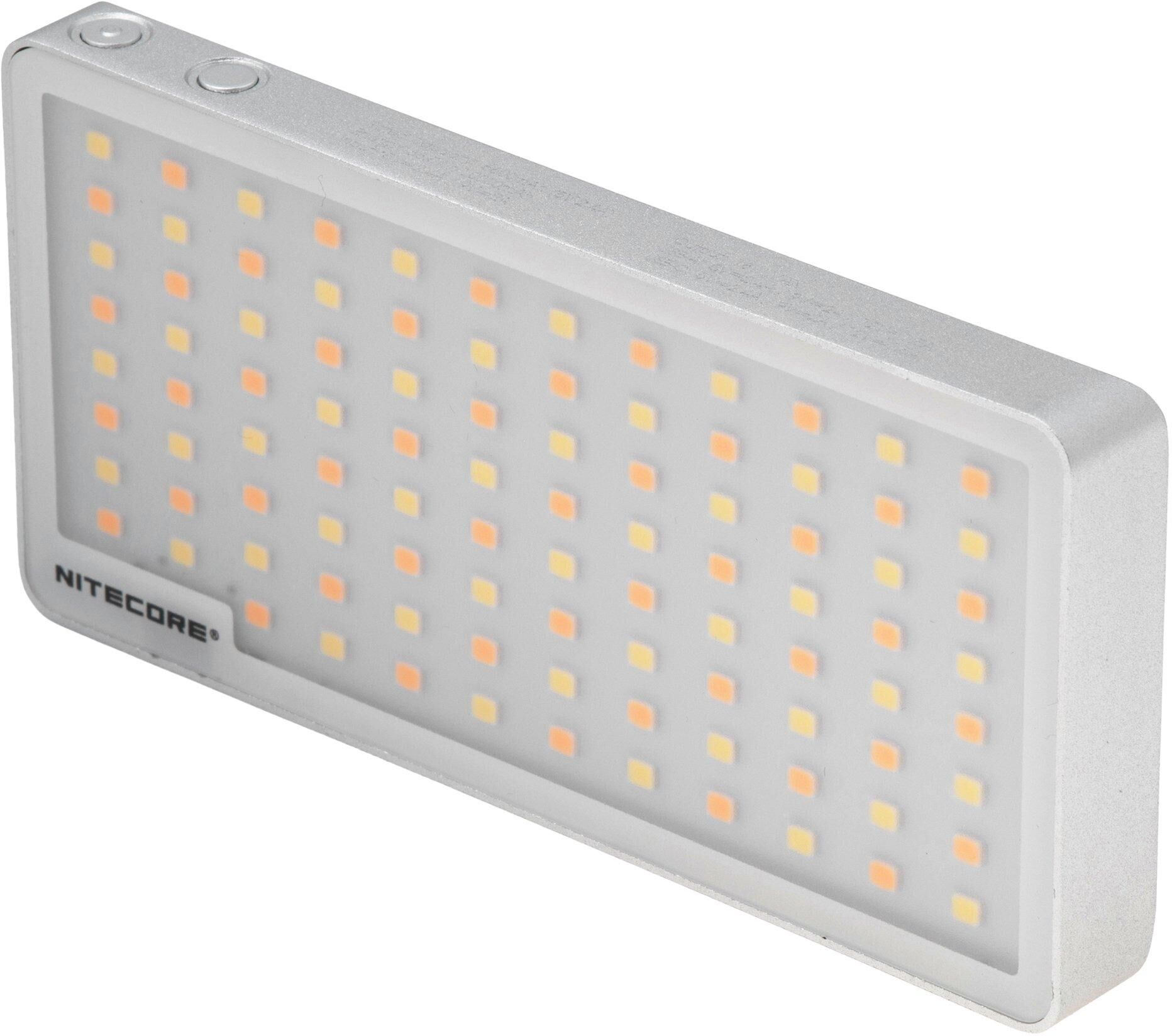 Nitecore SCL10 Smart Camera Light &amp; Powerbank, lampada da video e powerbank