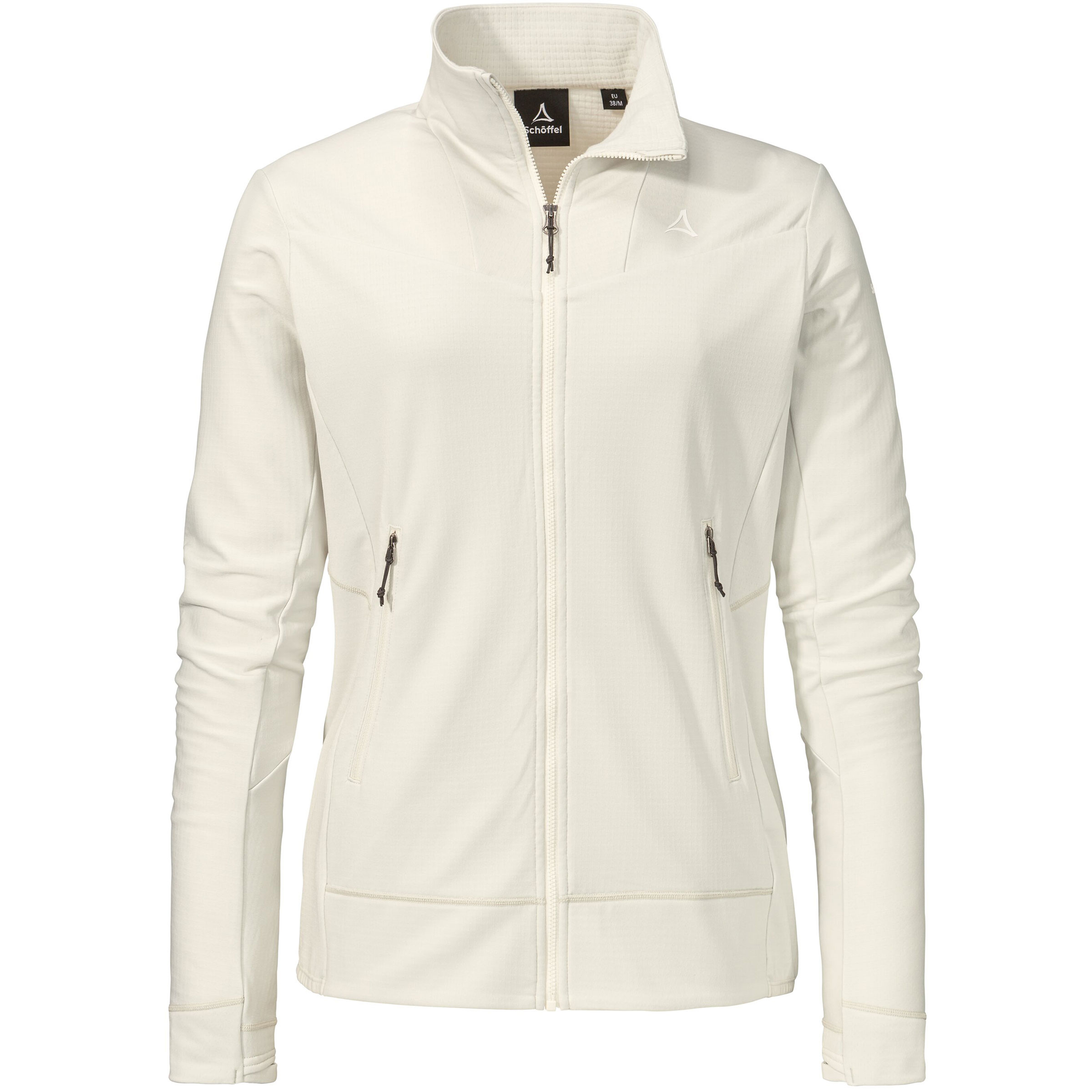 Schöffel Style Blaueis Damen Fleecejacke grau Größe XL Camping Elastisch