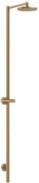 Hansgrohe Axor Starck Duschsäule 12671140 mit Kopfbrause, ohne Handbrause, brushed bronze