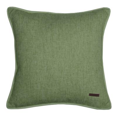 Dekokissen ESPRIT "Harp", grün (grün, unifarben), B:38cm L:38cm, Obermaterial: 100% Polyester, Dekokissen_Sitzkissen_Kissenhüllen, aus Microvelour