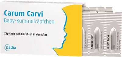 Pädia GmbH CARUM CARVI Baby-Kümmelzäpfchen 10 St 13229431