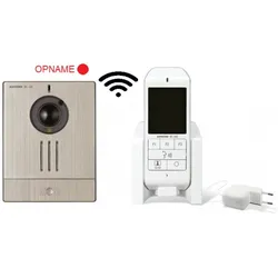 Vision, Klingel + Türsprechanlage, deurbel met camera via DECT technologie - batterijen inbegrepen (DECT ULE, Kabellos)