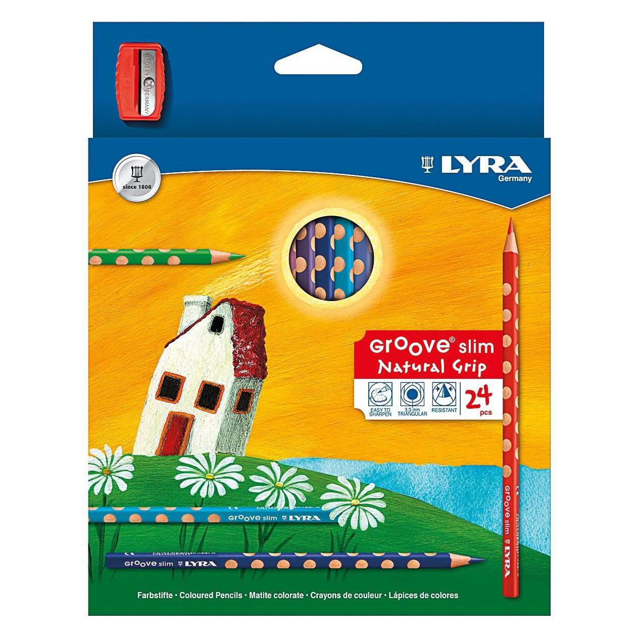 Lyra Farbstift 'GROOVE Slim lackiert' (24x) (L2821240) Mindestbestellmenge: 6 Stück