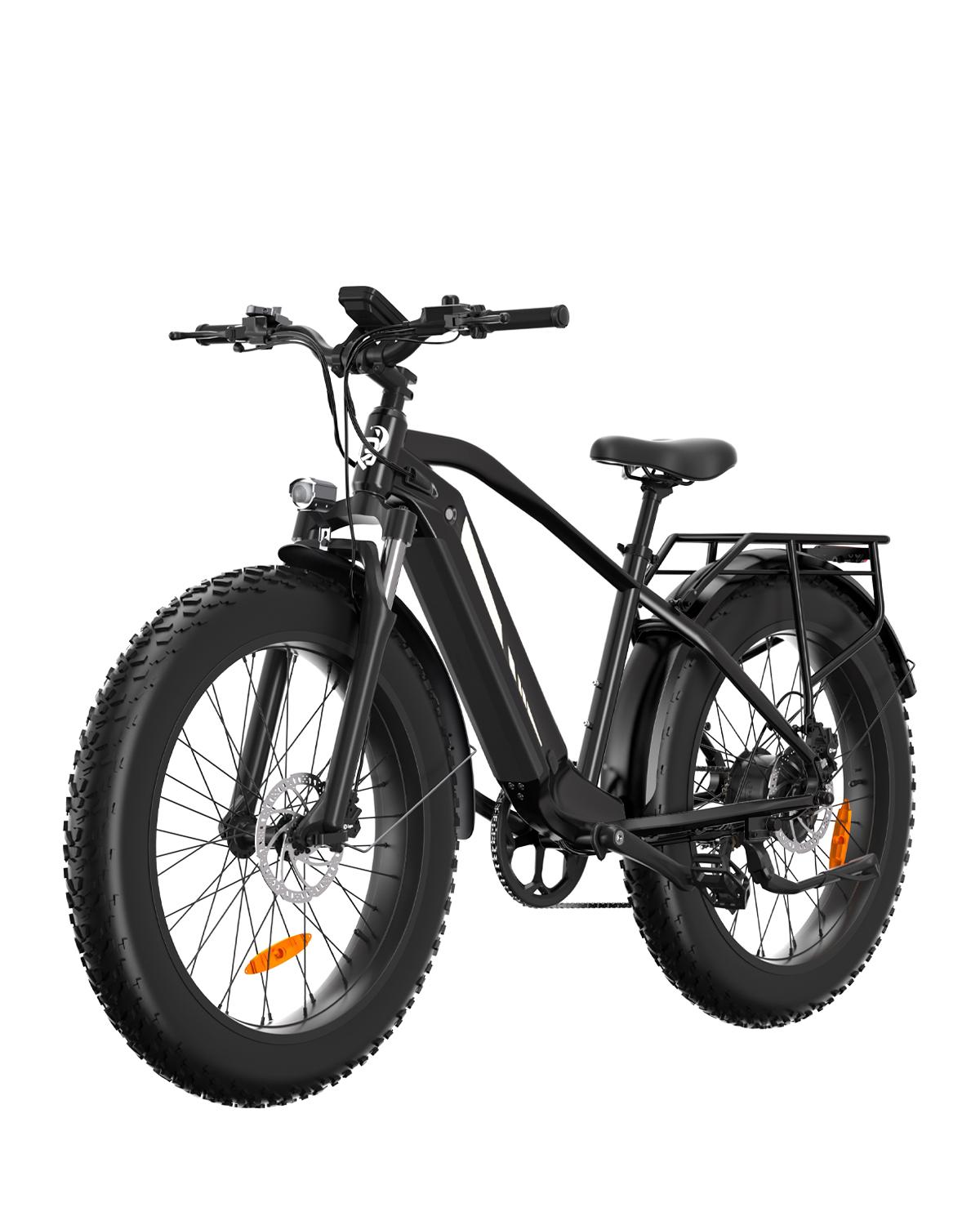 D6 Herren-Elektrofahrrad für Erwachsene, 25 km/h, 48V 15Ah, 26-Zoll All-Terrain-Reifen, hydraulische Scheibenbremsen, gefederte Gabel, APP-Verbindung