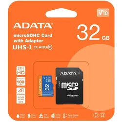 ADATA 32GB, microSDHC, Class 10 UHS-I Klasse 10
