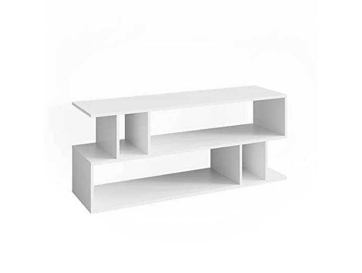 Vicco Lowboard Karel , Weiß 120 x 50.6 cm geeignet als TV-Untergestell mit offenen Ablageflächen