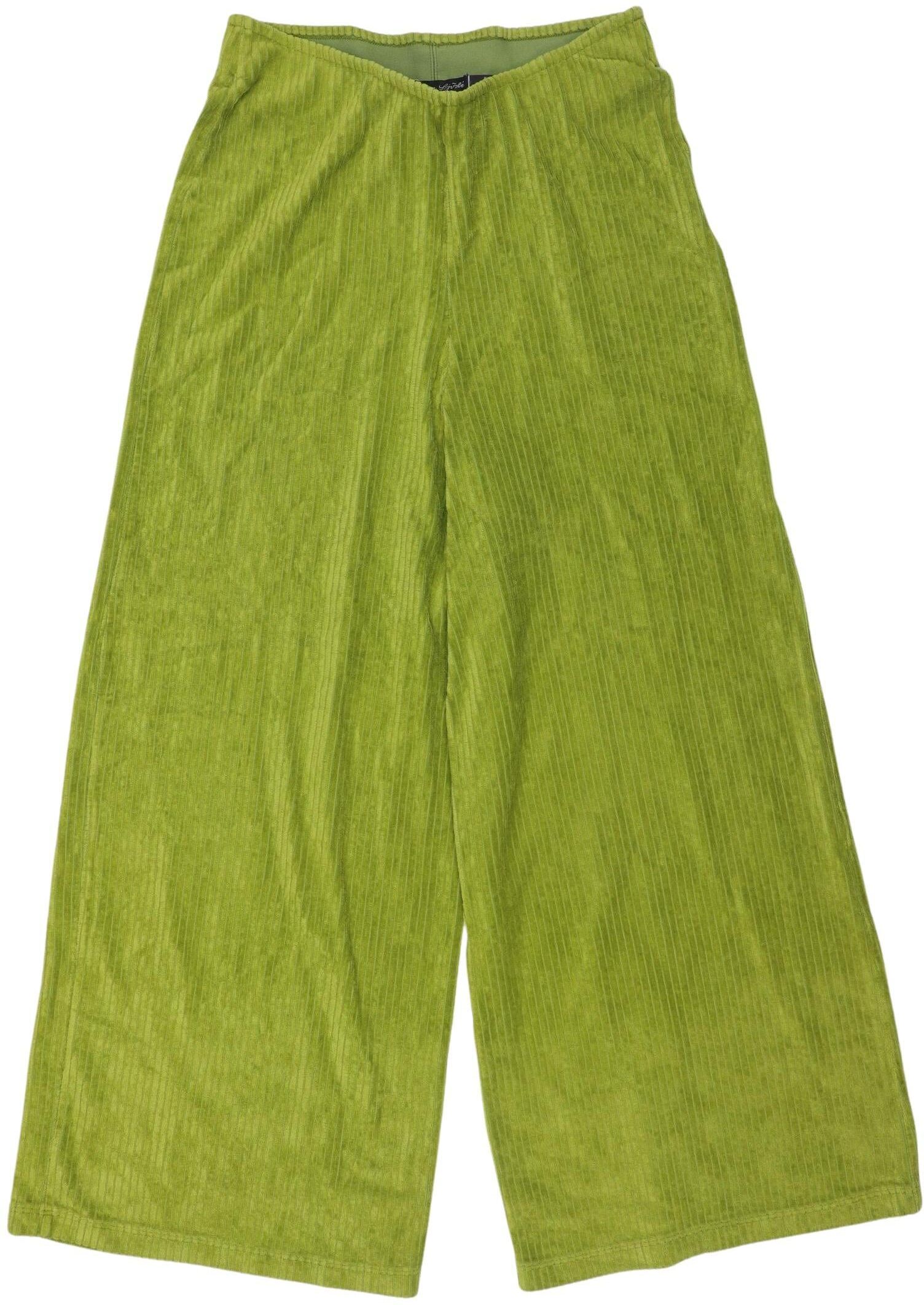 Gudrun Sjödén Damen Stoffhose, Grün, Gr. W26, Synthetik / Baumwolle / Elasthan - Second Hand