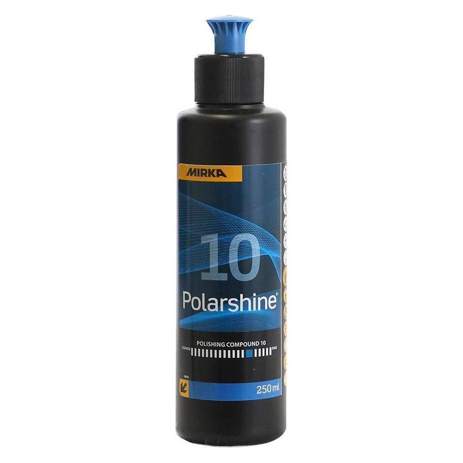 Mirka Polarshine 10 Polierpaste - 250 ml - Professionelle Ein-Schritt-Politur - Silikonfrei (45444705)