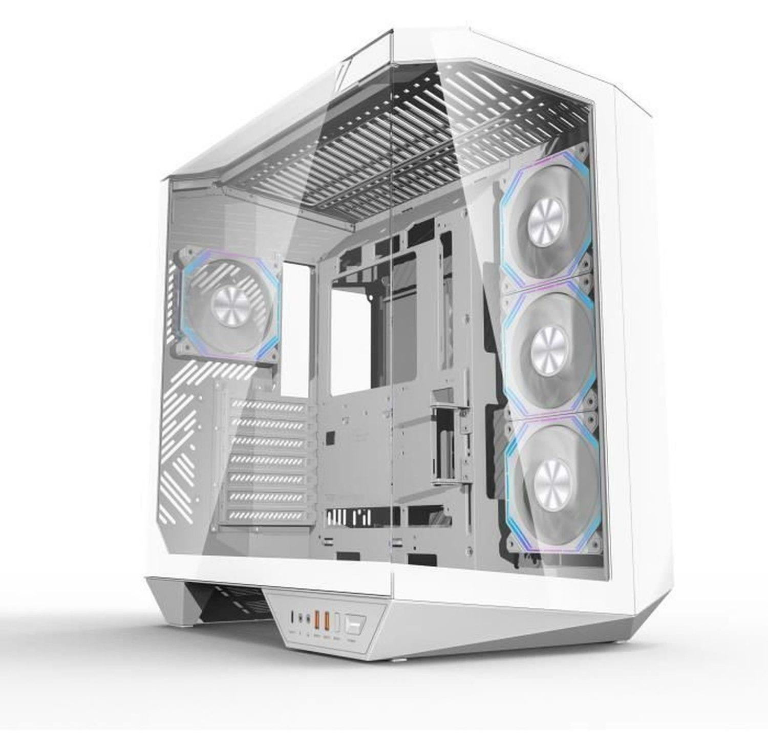 Darkflash DY470 Cube ATX Computerbehuizing zonder voeding - Wit