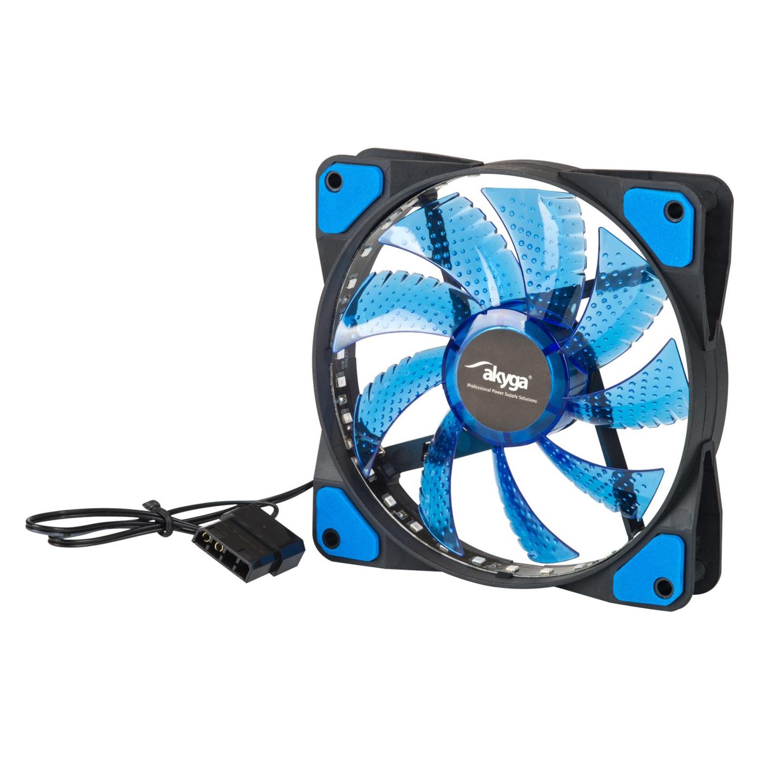 Akyga Wentylator systemowy AW-12E-BL 120 (120 mm, 1x) (AW-12E-BL)