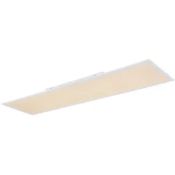 LED Deckenleuchte Deckenlampe Wohnzimmerlampe Dimmbar Weiß Aluminium L 120 cm