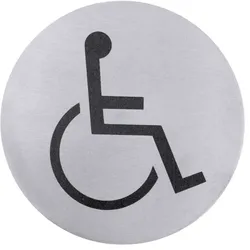Contacto Toiletten-Türsymbol, ROLLSTUHLFAHRER