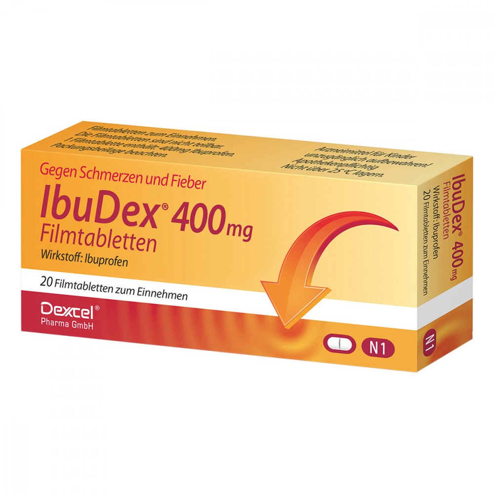 Dexcel Pharma GmbH IbuDex 400mg 09294670