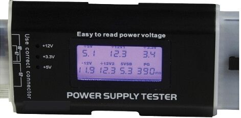 Testador Fontes Alimentação c/ Display
