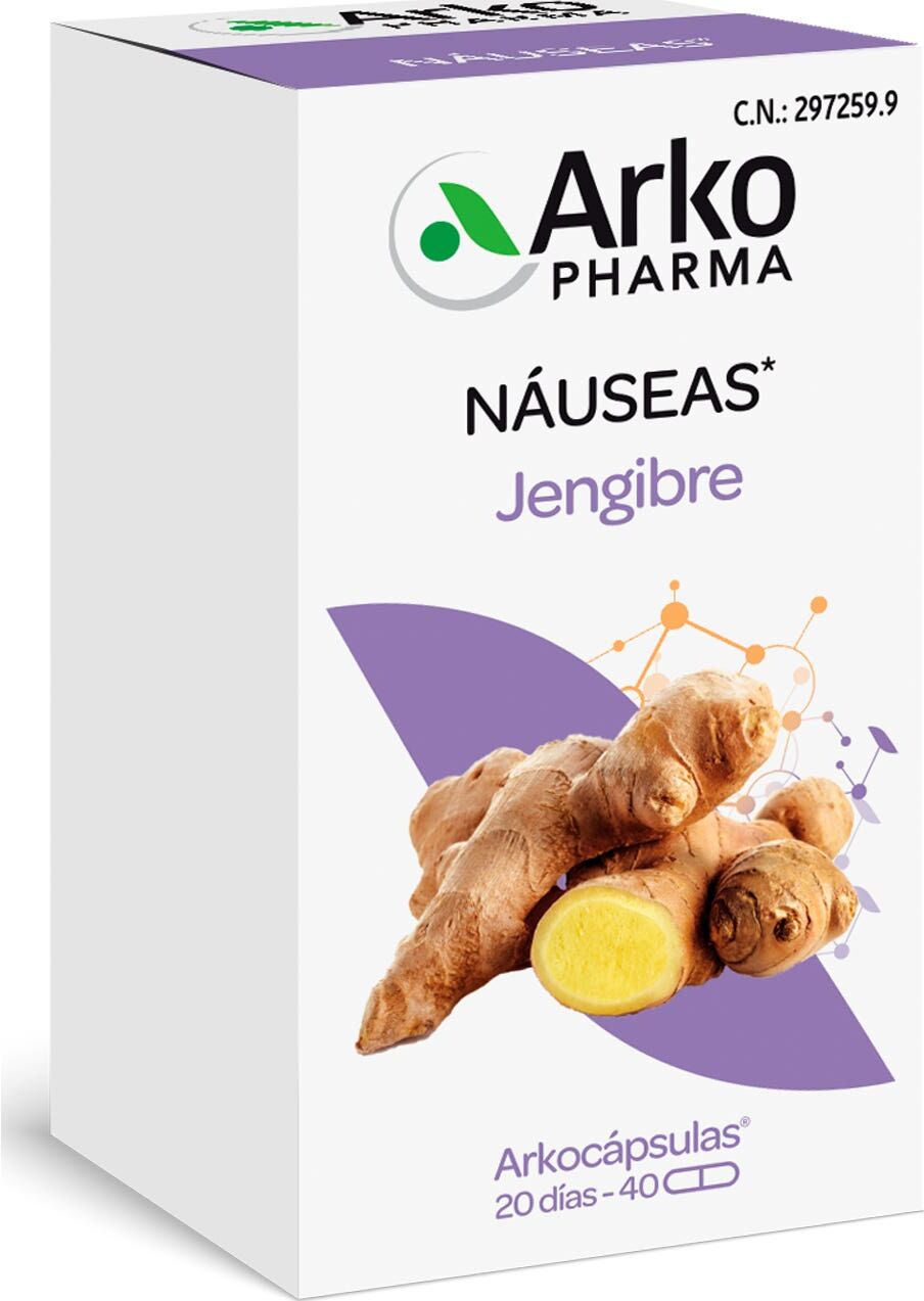 Arkopharma Arkocápsulas Jengibre 40caps