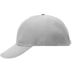 Basecap Turned "MB609" 6-Panel-Laminated - light grey
