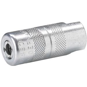Pressol Fettpressenmundstück 12 631, gerade, 4 Backen, verzinkt, Gewinde M10 x 1