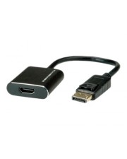 ROLINE Kabeladpt DP1.4-HDMI 4K ST/BU akt Adapter Digital/Display/Video DisplayPort HDMI (12.03.3164)