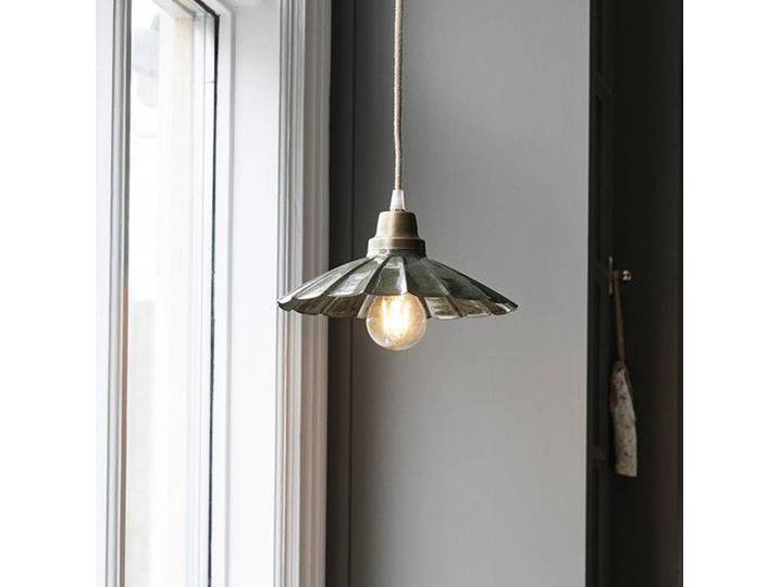 PR Home Hängeleuchte Ester, grün, Ø 24 cm, Eisen, Stecker Ester, grün, für Wohn- / Esszimmer, Metall, Vintage, Hängelampen mit Stecker