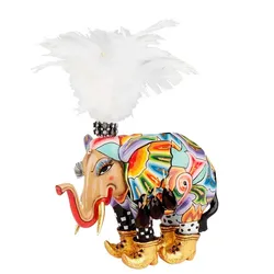 Toms Company Deko-Elefant Tuffi Stein, Marmor, Granit Bunt