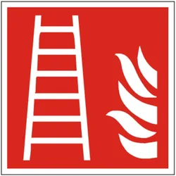 Feuerleiter-Symbol-Schild