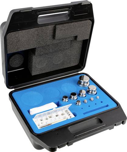 Kern Gewichtsatz 303-064, OIML-Klasse E1, Nennwert 1 mg - 1 kg, Knopf, Edelstahl poliert, im Kunststoffkoffer