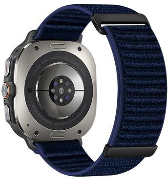 Everyday Crate Samsung Galaxy Watch Ultra Band Adjustable Nylon Watch Band Mountain Pattern Replacement Strap azure