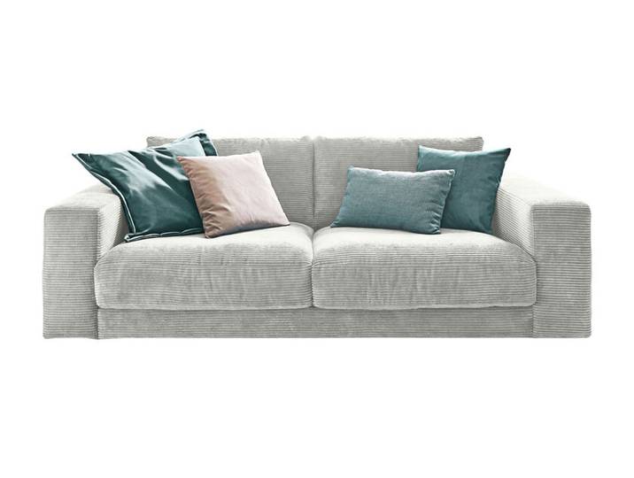 Sofa 2-Sitzer SEVENTIES 230 cm Cord light grey