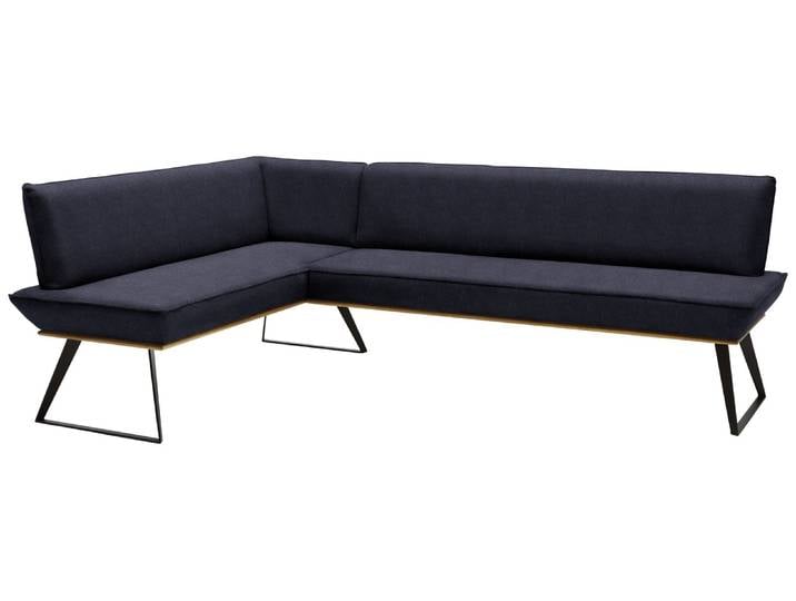 Voleo Eckbank 163x243 cm MALIBU, schwarz, Kunstleder