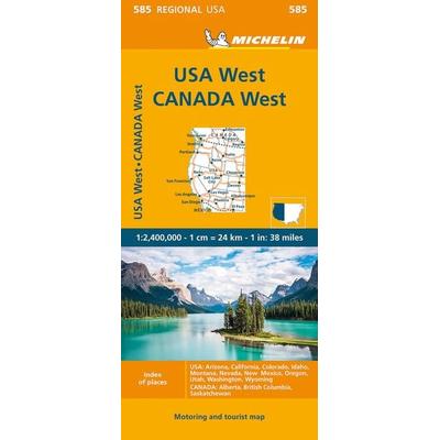 Michelin USA West, Kanada West, Karte von Michelin, Michelin, 978-2-06-717525-9