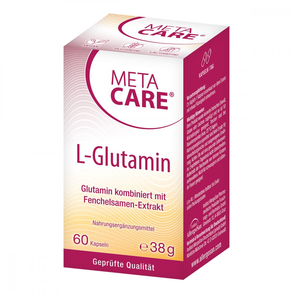 INSTITUT ALLERGOSAN Deutschland (privat) GmbH Meta Care L-glutamin Kapseln 09612555