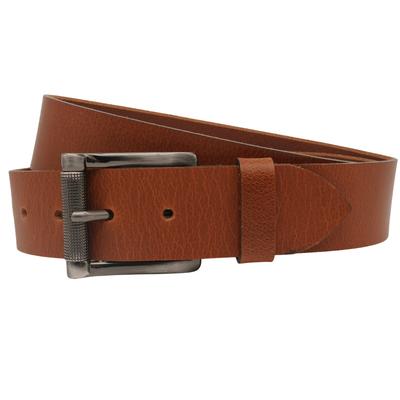 Ledergürtel ANNAMATONI "AnnaMatoni Ledergürtel Fjord Ledergürtel Fjord", Herren, Gr. TW85 - 100cm Gesamtlänge, braun (cognac 640), 100% Leder, Gürtel Ledergürtel