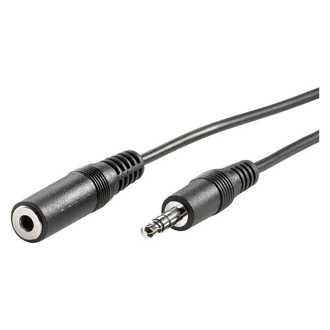 Value Stereo-Klinke Verlängerungskabel (2 m, AUX Kabel) (11.99.4352)