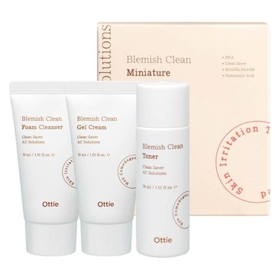 Ottie Blemish Clean Acne Skin Care Set 3x30ml (Gesichtspflege Set) (10601942)