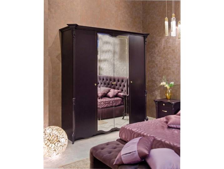 Xlmoebel Kleiderschrank Edler Design Schrank mit Spiegel - Italienische Möbel (Kleiderschrank, 1-St., Kleiderschrank) Made in Europa