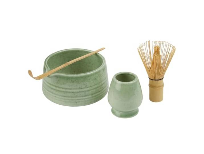 BUTLERS 4-tlg. Matcha Set Porzellan - MATCHA - Spülmaschinenfest