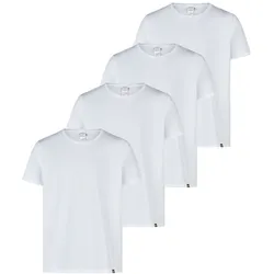 Pierre Cardin Tshirt Herren Regular Fit BODYWEAR 4er Set Pack - Pack 1 - White/White - 3XL