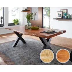 3S Frankenmöbel »Graz« Massivholz Esstisch TI-0490 / 140x90 cm / Mango