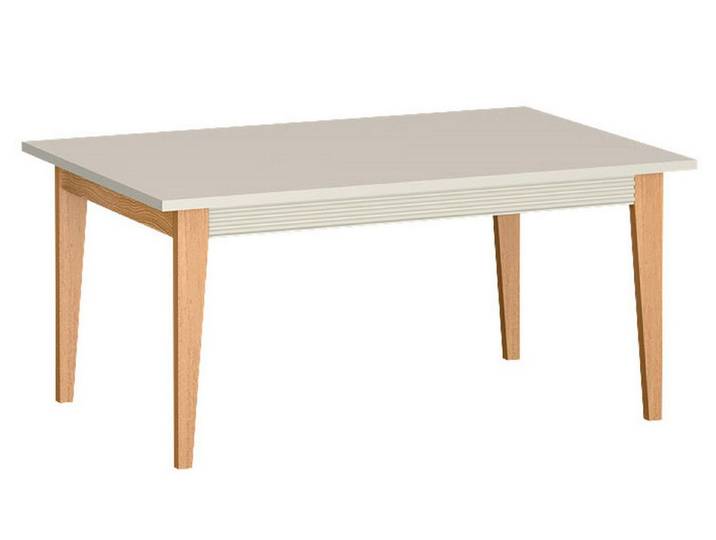 Beautysofa Couchtisch CHARLOTT W-12, Kaschmir, mit Holzbeinen und zeitlosem Design, Kaschmir – mit Holzbeinen und zeitlosem Design
