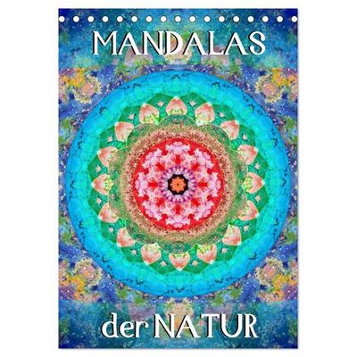 MANDALAS der Natur (Tischkalender 2027 DIN A5 hoch), CALVENDO Monatskalender