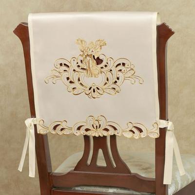 Touch of Class Angelica Chair Covers Ivory Set of Two, Set of Two, Ivory