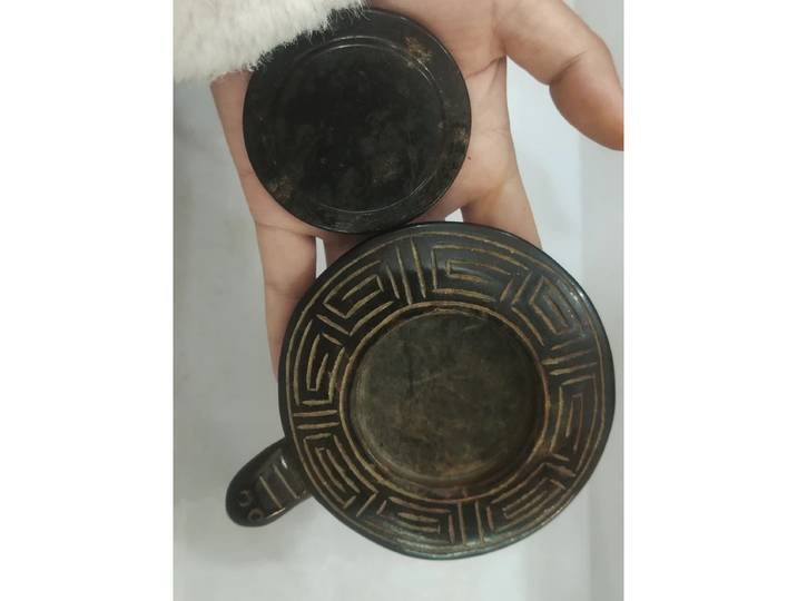 Pièces anciennes en laiton, collection de pièces décoratives, accessoires de film et de télévision, pièces anciennes