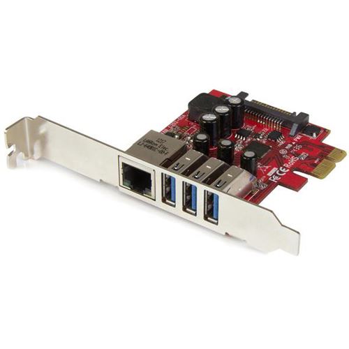 Startech PEXUSB3S3GE 4 Port PCIe retail
