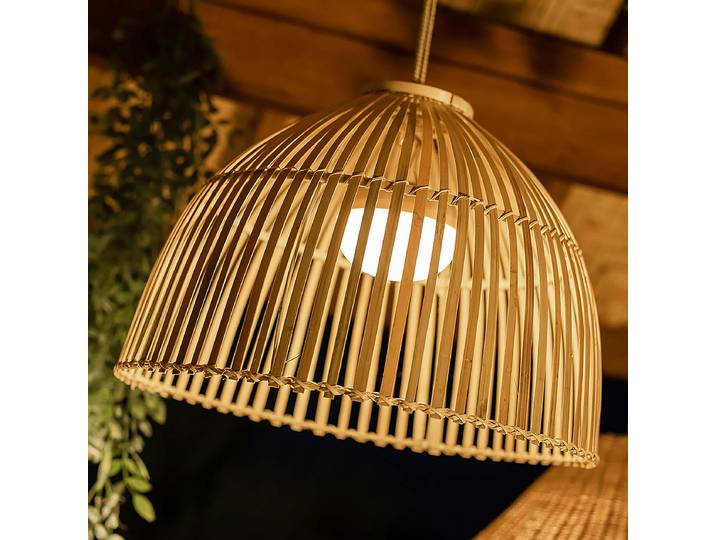 Outdoor Pendelleuchte Reona 44 x 31 x 44cm Braun/Braun