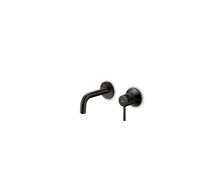 JEE-O Slimline Wand-Waschtischarmatur 90, schwarz strukturiert, 800-1513 800-1513