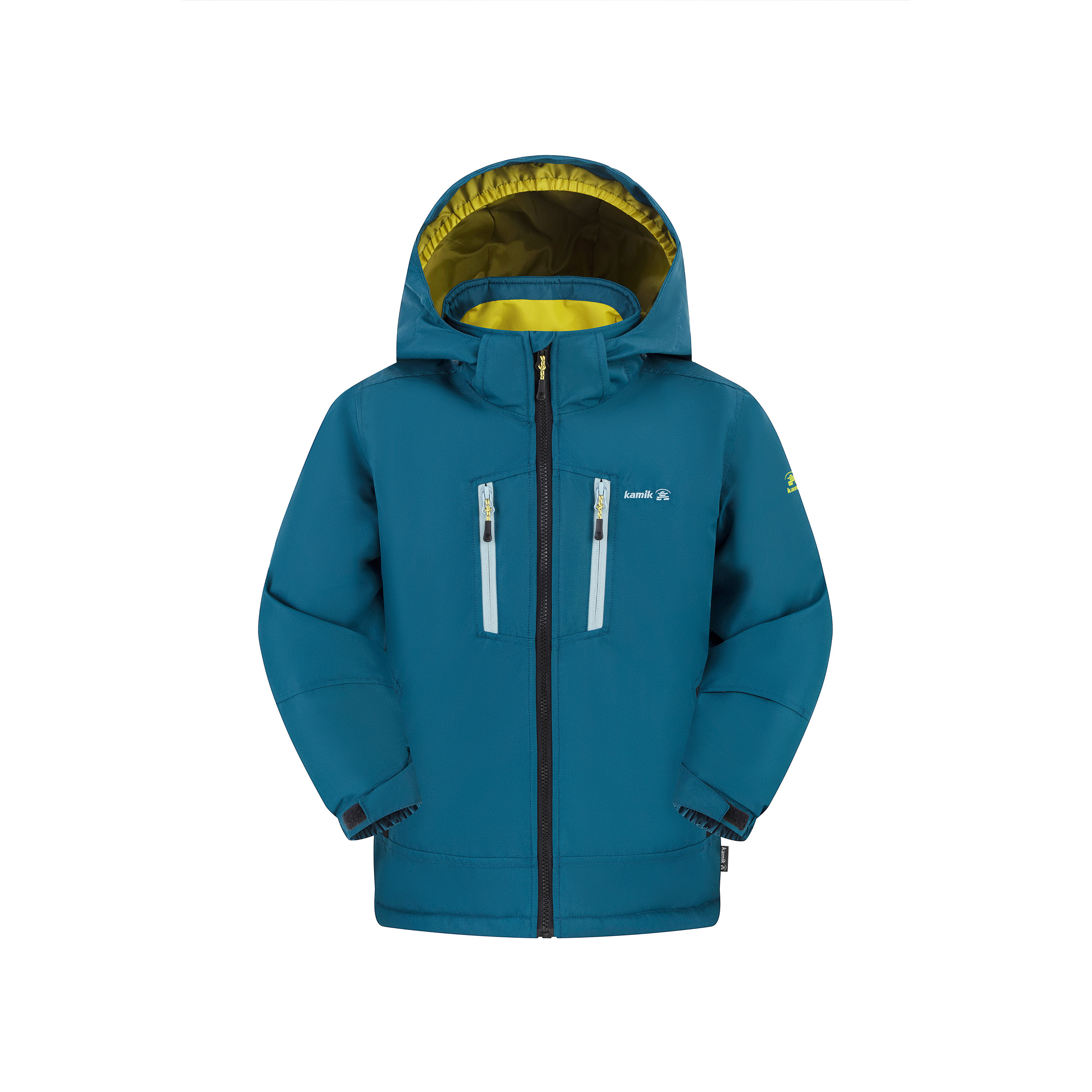 Kamik Hux Kinder Isolationsjacke blau Größe 104 Lifestyle Widerstandsfähig Wasserabweisend